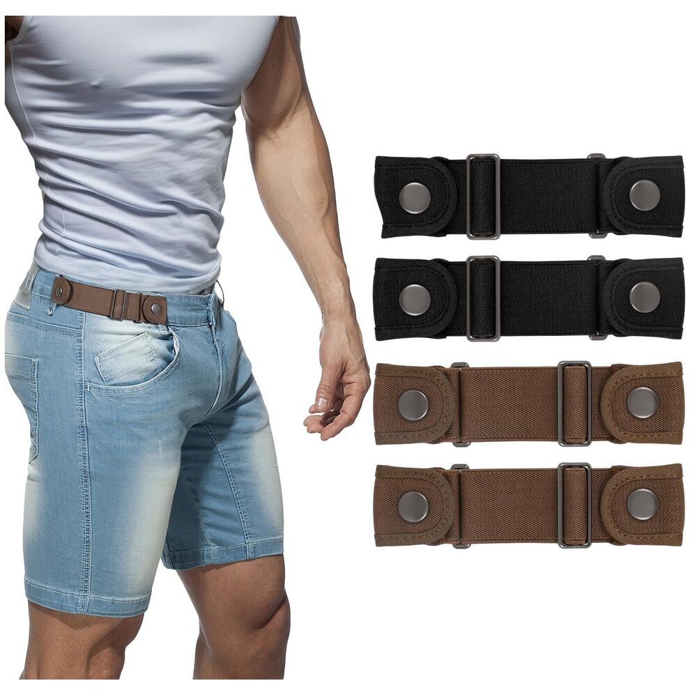 5446 No Buckle Belts Side Belt without Buckle 4 Pack